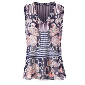 Cabi Peplum Blouse -Med (spring 2018 collection)